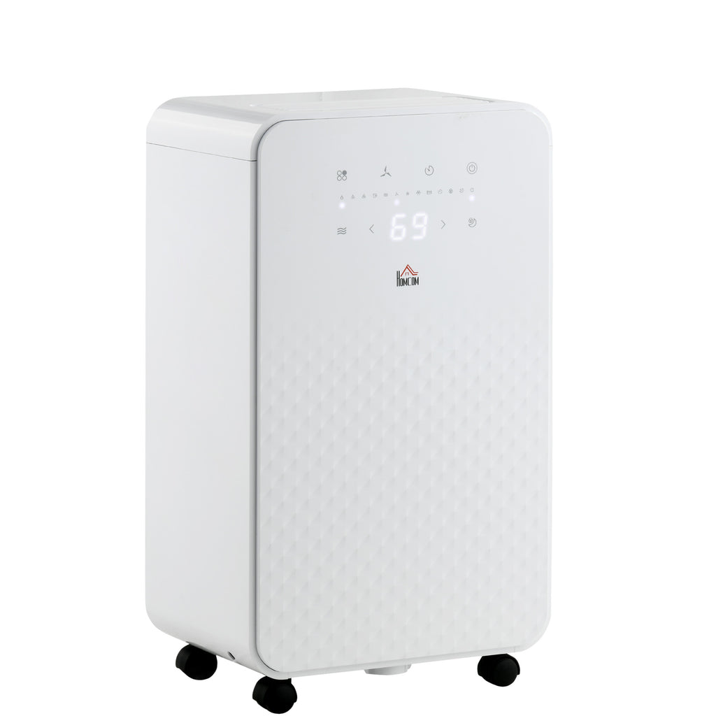 2L Dehumidifier and Air Filter, 24H Timer for Home Laundry Basement