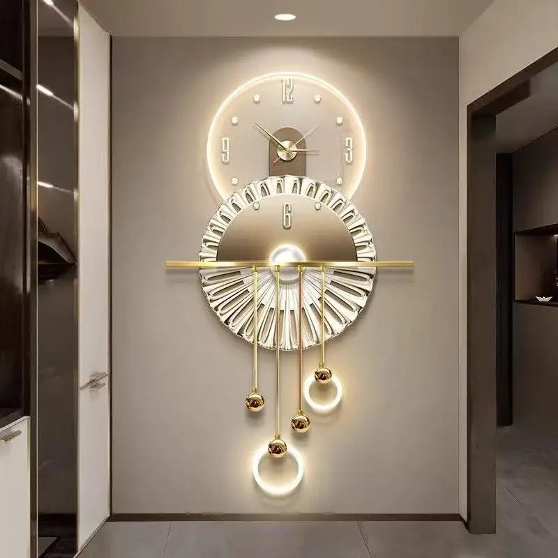 Modern Luxury Hall Decoration Painting, High-End Three-Dimensional Lighting, Restaurant Mural Lighting, Living Room Lighting