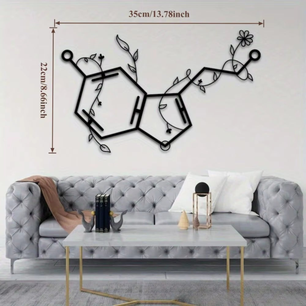 3Pcs Black Metal Wall Art Decor Tree of Life Metal Tree Wall Art Tree Sign Metal Wall Decoration Housewarming Hanging Wall Art