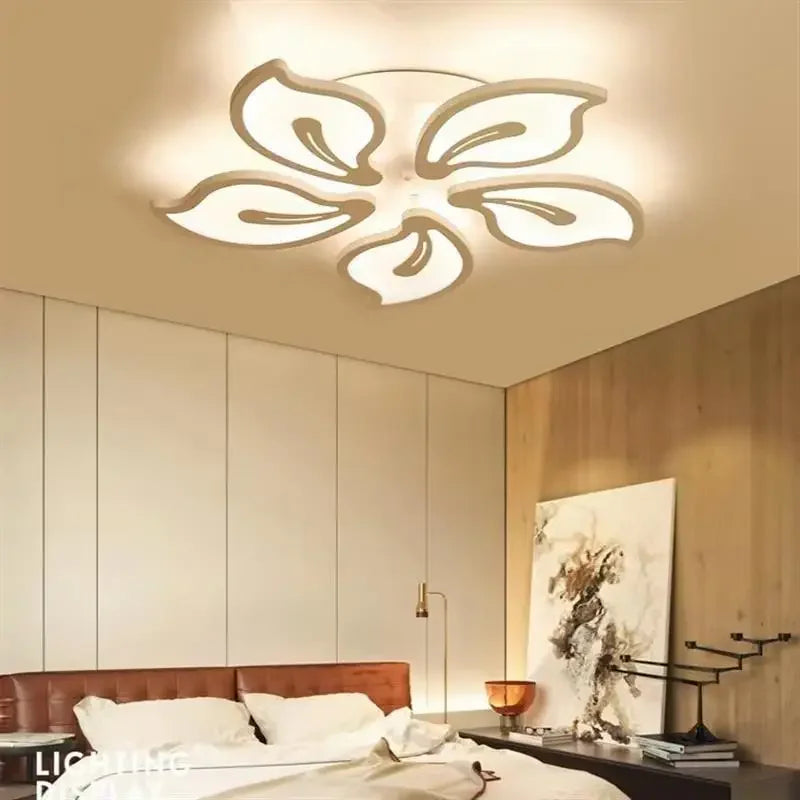 Multihead Fashion Simple Bedroom Living Room Ceiling Lamp Three Color Light Living Room Dining Room LED Ceiling Light