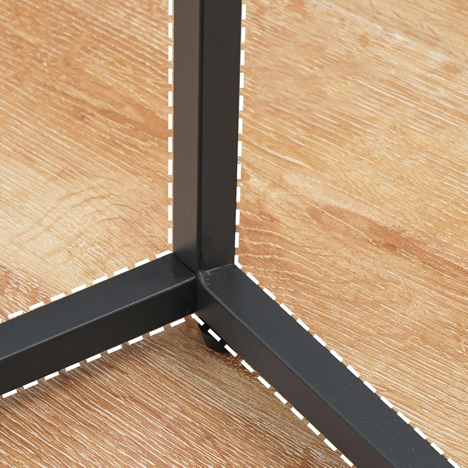 Console Table, Narrow Console Table for Hallway Slim, Hallway Table, Small Sofa Table for Small Spaces, Living Room, Entrance, Bedroom, Metal Frame, Marble, Black EBM76XG01