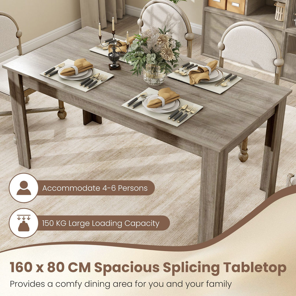 Modern Rectangular Kitchen Table for Breakfast Nook, Kitchen