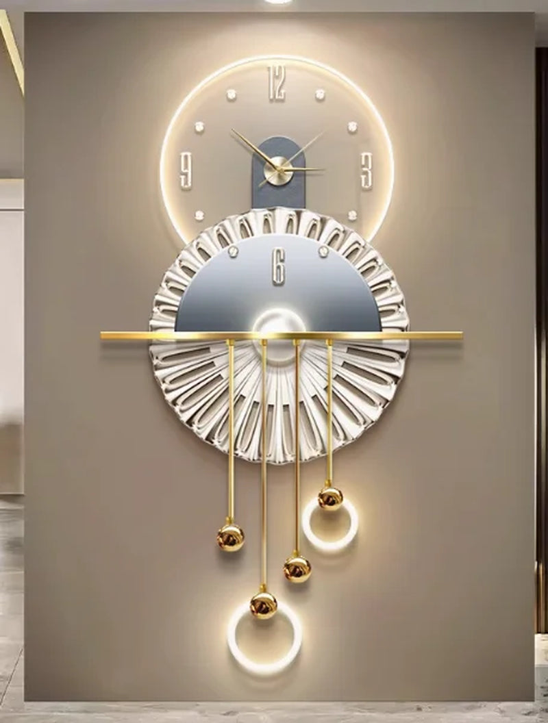 Modern Luxury Hall Decoration Painting, High-End Three-Dimensional Lighting, Restaurant Mural Lighting, Living Room Lighting