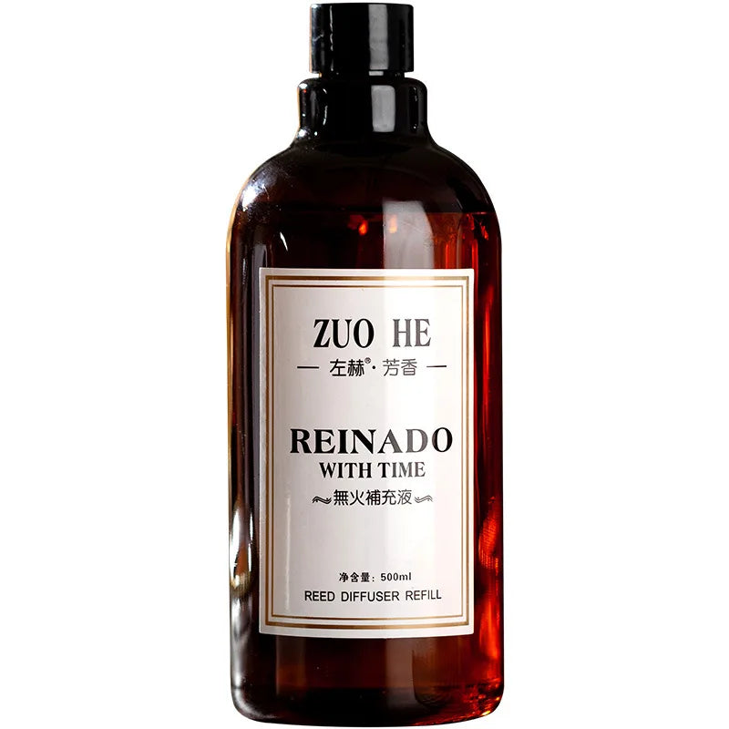500Ml Hotel Aromatherapy Machine Humidifier Essential Oil Supplement Lavender, White Tea, Shangri-La Reed Diffuser Refill Oil