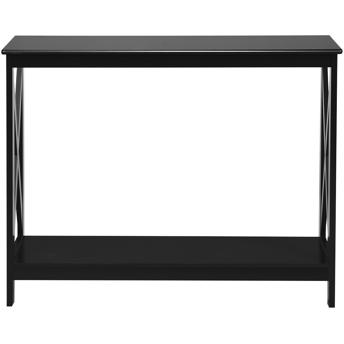 2 Tier Wooden Console Table