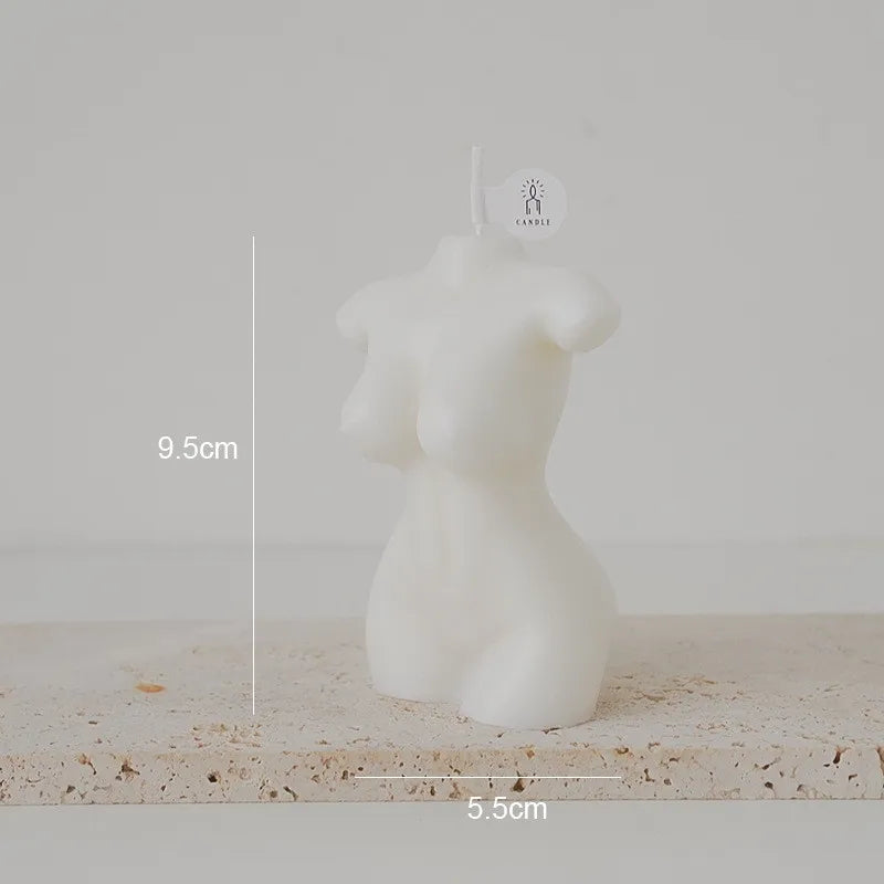 INS Style Woman Body Shape Scented Candles for Interior Net Red Photo Props Home Decorative Candles Figured Body Candles Woman