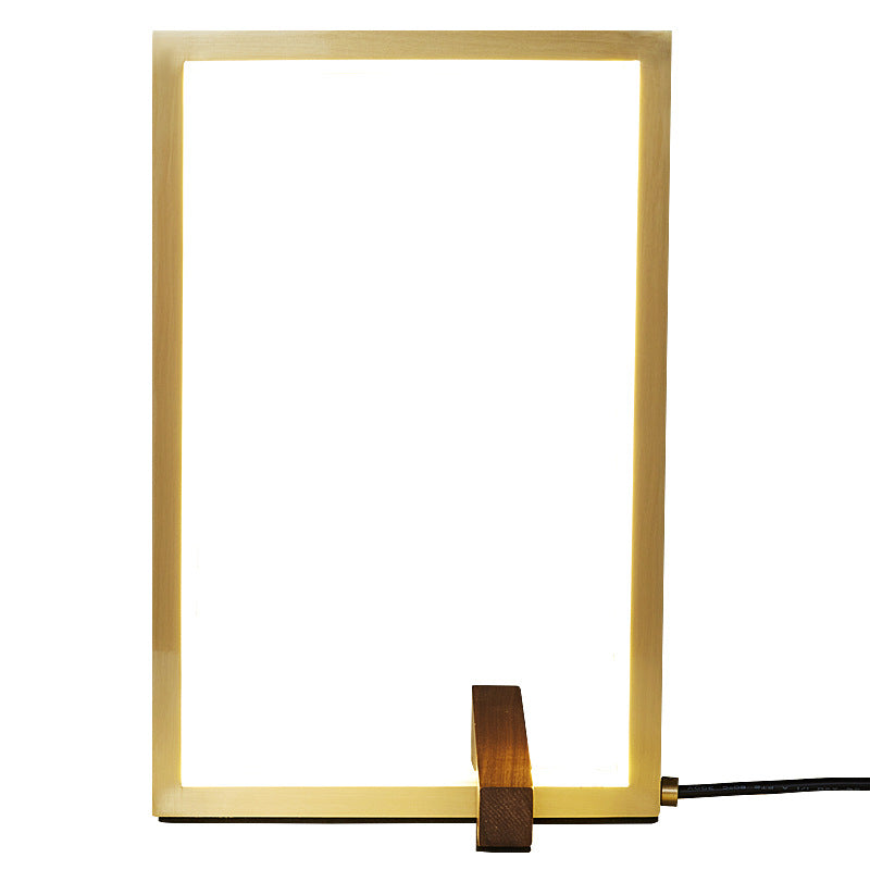 Box Copper Lamps Simple Post-Modern Bedroom