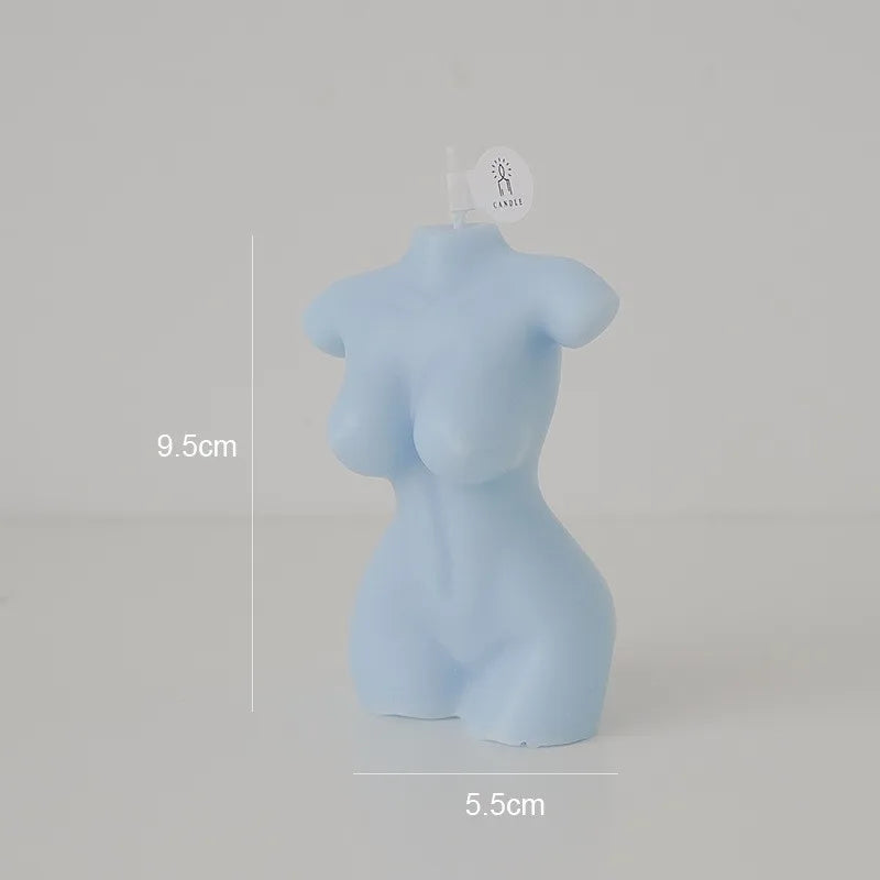 INS Style Woman Body Shape Scented Candles for Interior Net Red Photo Props Home Decorative Candles Figured Body Candles Woman