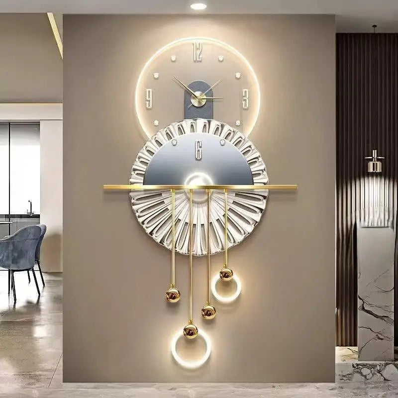 Modern Luxury Hall Decoration Painting, High-End Three-Dimensional Lighting, Restaurant Mural Lighting, Living Room Lighting