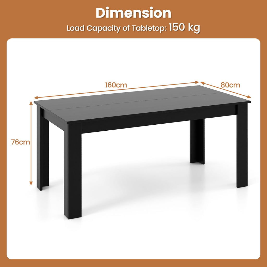 Modern Rectangular Kitchen Table for Breakfast Nook, Kitchen