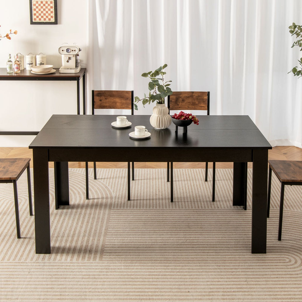 Modern Rectangular Kitchen Table for Breakfast Nook, Kitchen