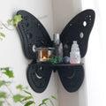Butterfly Crystal Corner Shelf Crystal Shelf Display Wooden Wall Shelves Crystal Holder Shelves Stands Christmas Home Decor