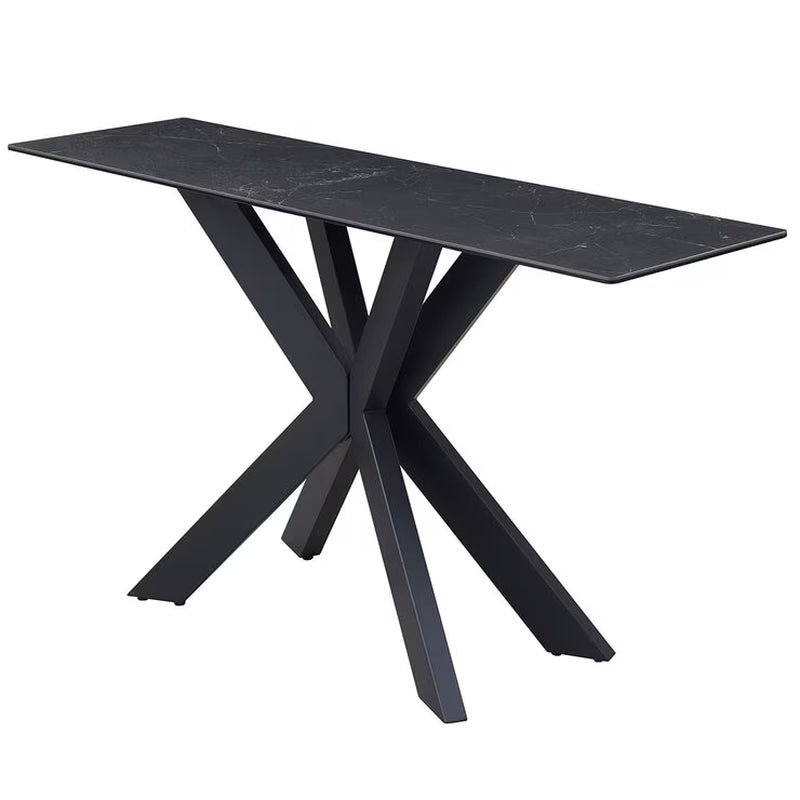 Arden Black Ceramic Console Table