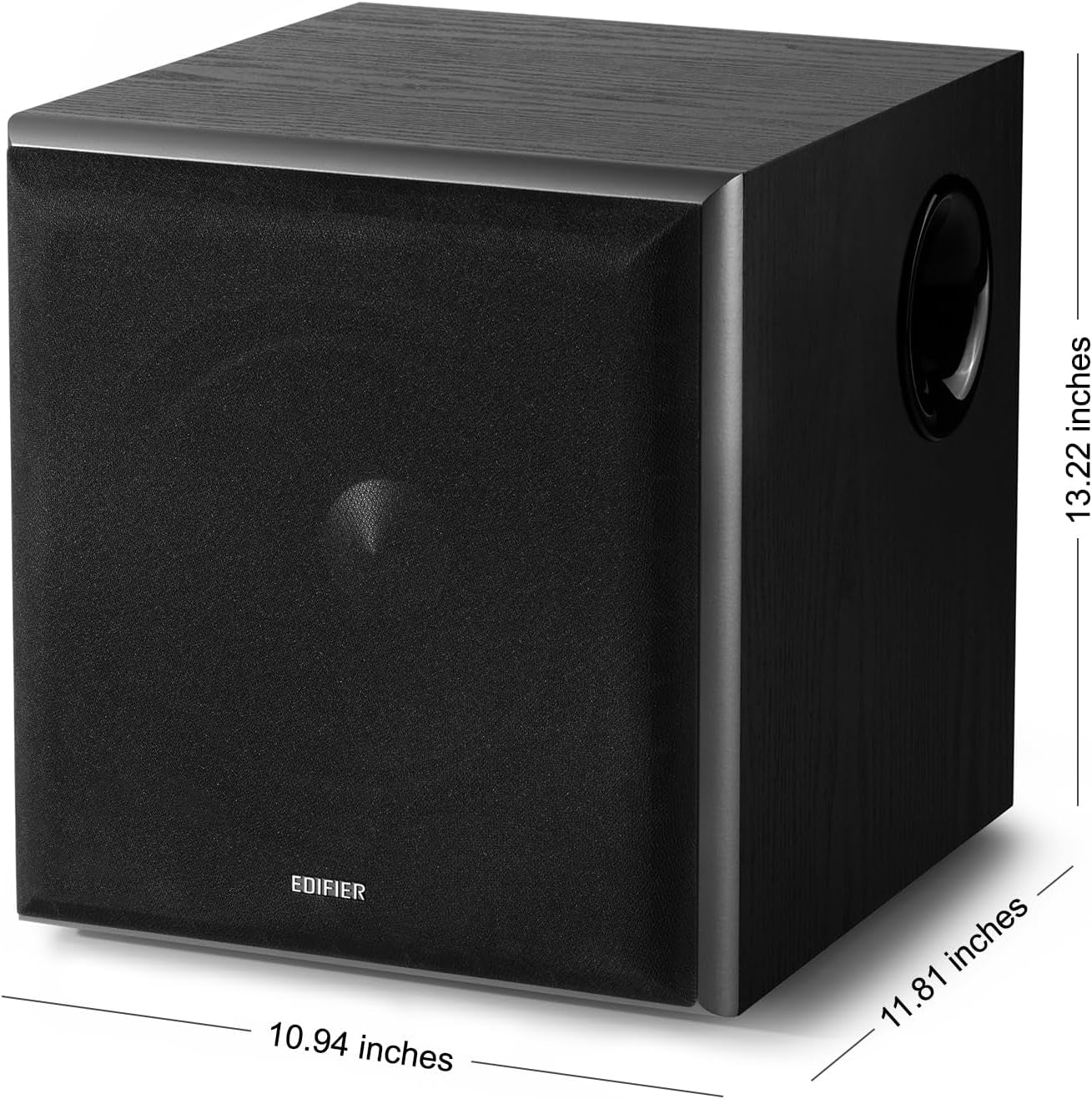 T5 Powered Subwoofer - 8 Inch Driver - 70 Watt (Black)