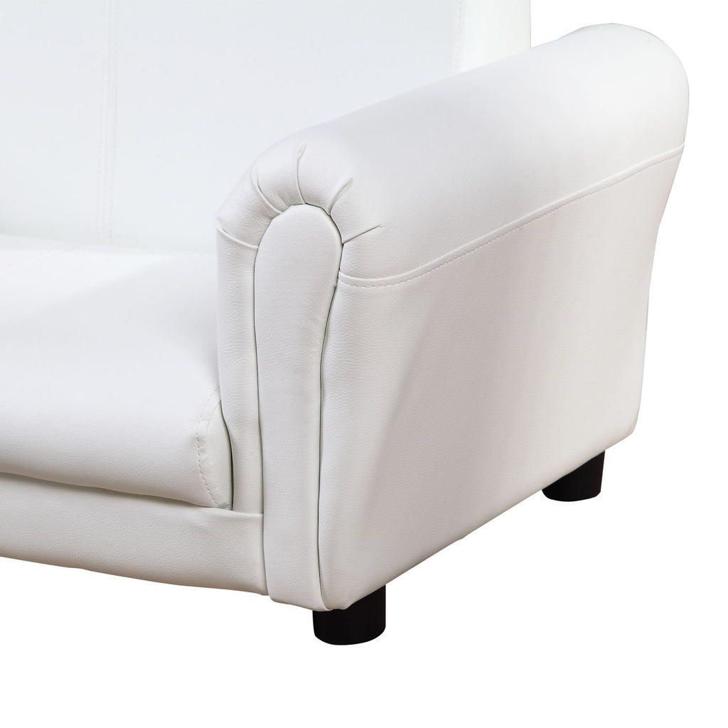Kids Sofa Set, 2 Seater Children Armchair Furniture with Footrest