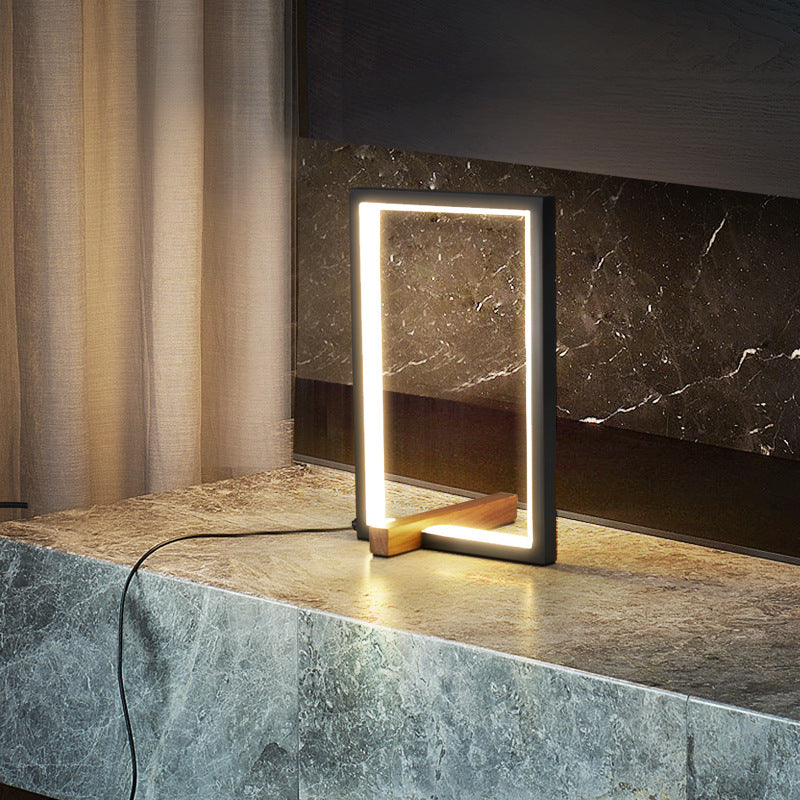 Box Copper Lamps Simple Post-Modern Bedroom