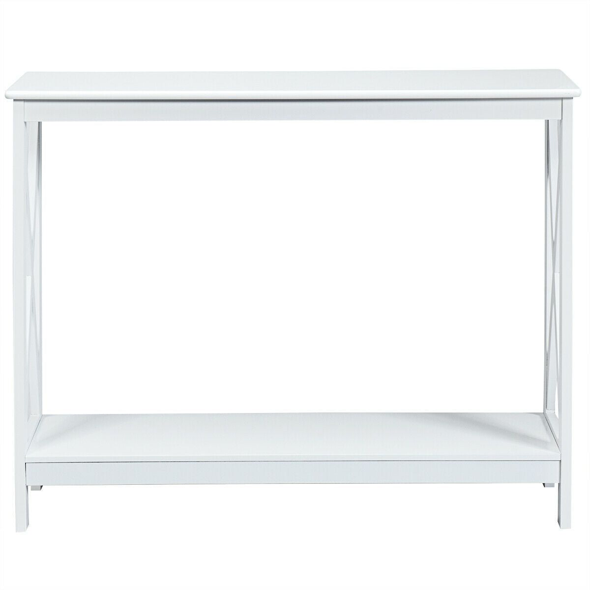 2 Tier Wooden Console Table