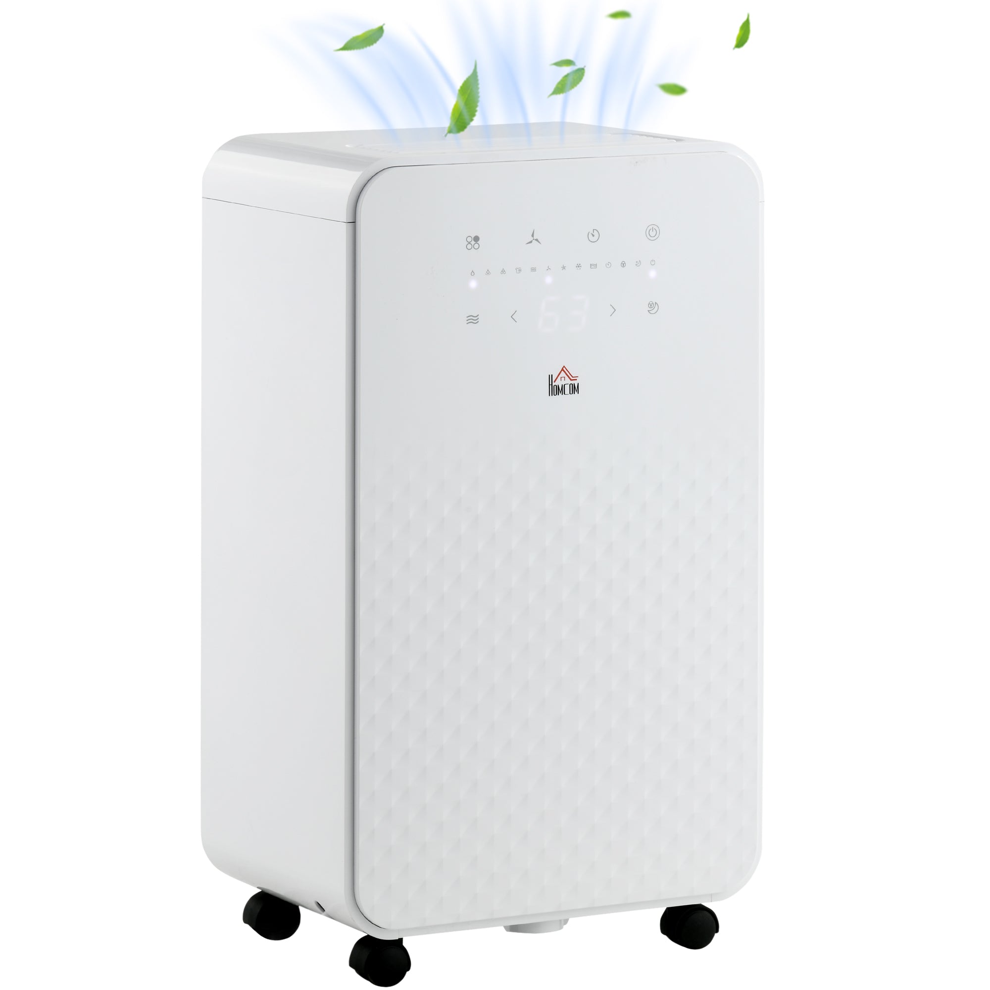 2L Dehumidifier and Air Filter, 24H Timer for Home Laundry Basement