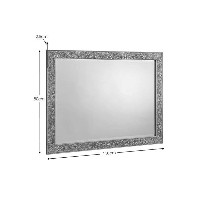 Frechette Engineered Wood Flat Wall Mirror