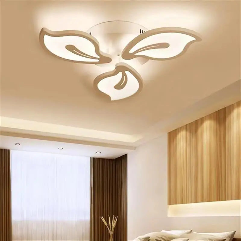 Multihead Fashion Simple Bedroom Living Room Ceiling Lamp Three Color Light Living Room Dining Room LED Ceiling Light