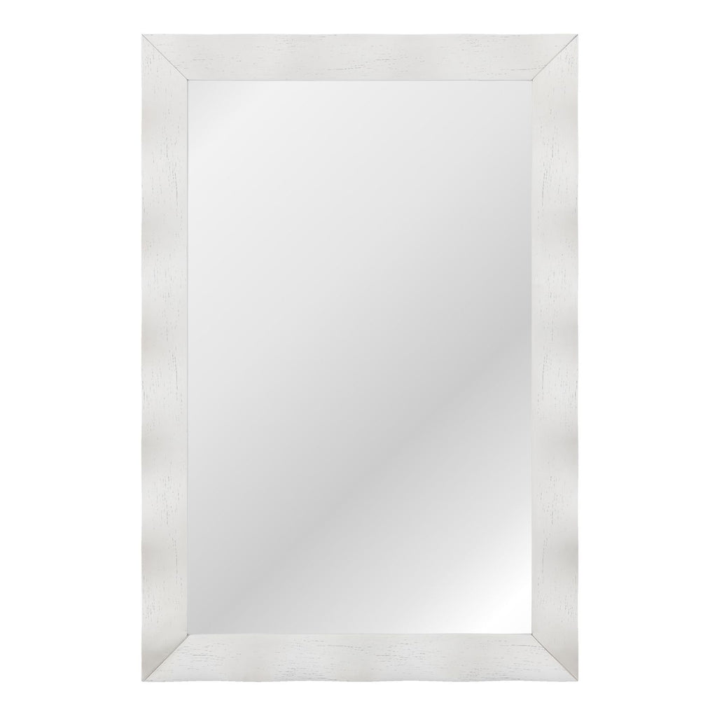Farmhouse Wall Mirror Rubber Wood Rustic Style Wall Mirror