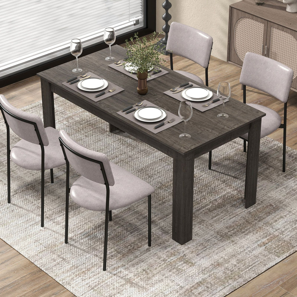Modern Rectangular Kitchen Table for Breakfast Nook, Kitchen