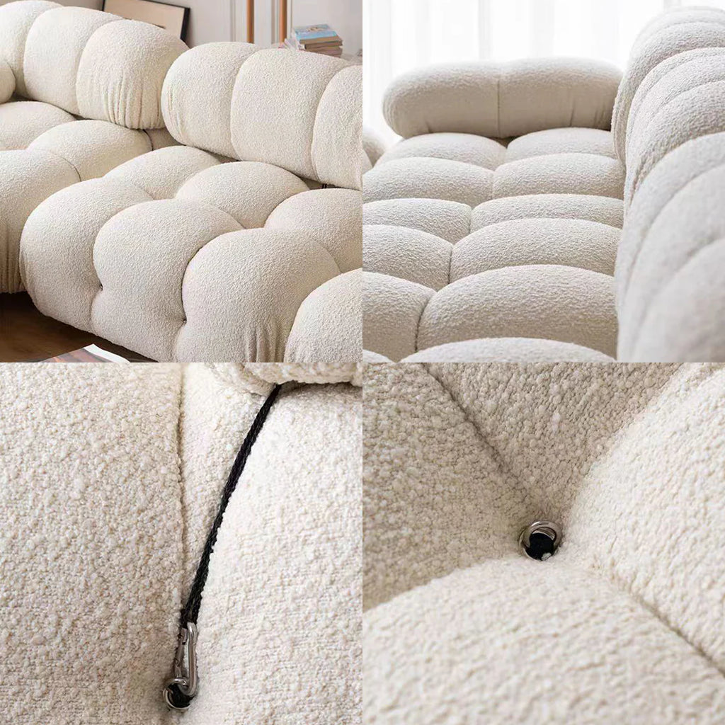 B&B Italia Camaleonda Style Sofa, Three Seater Sofa, Modular Sofa, Velvet
