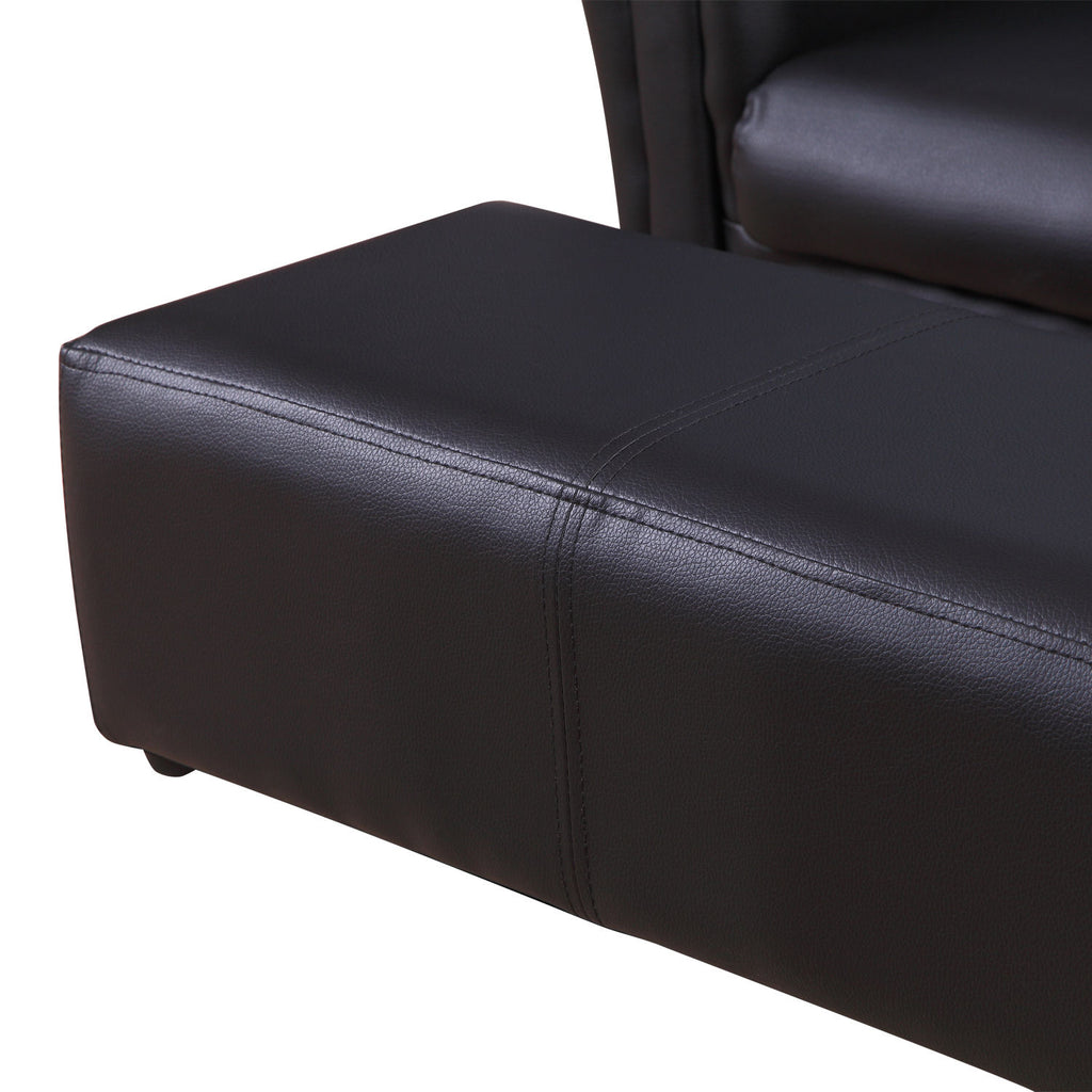 Kids Sofa Set, 2 Seater Children Armchair Furniture with Footrest