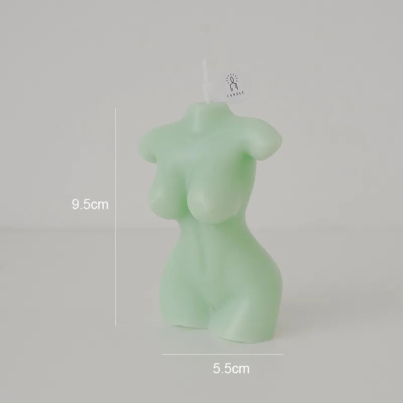 INS Style Woman Body Shape Scented Candles for Interior Net Red Photo Props Home Decorative Candles Figured Body Candles Woman