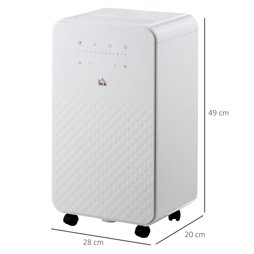 2L Dehumidifier and Air Filter, 24H Timer for Home Laundry Basement