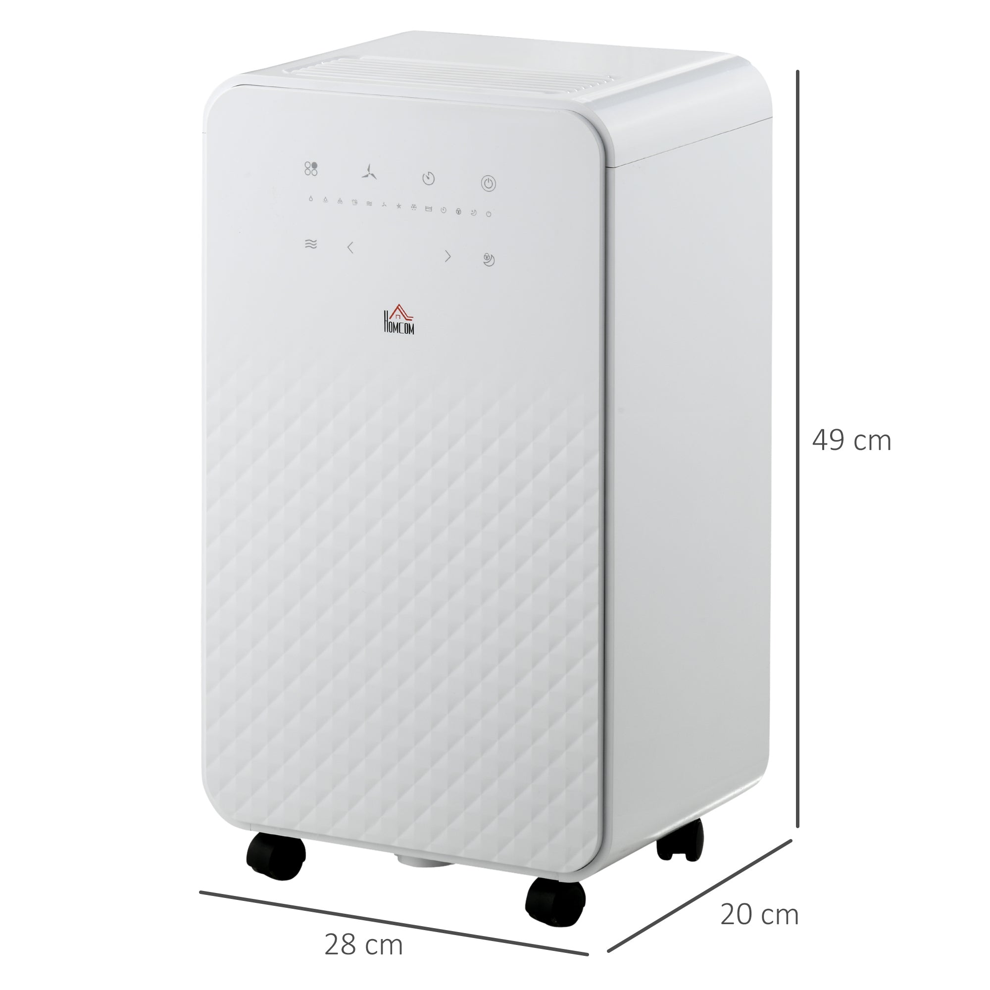 2L Dehumidifier and Air Filter, 24H Timer for Home Laundry Basement