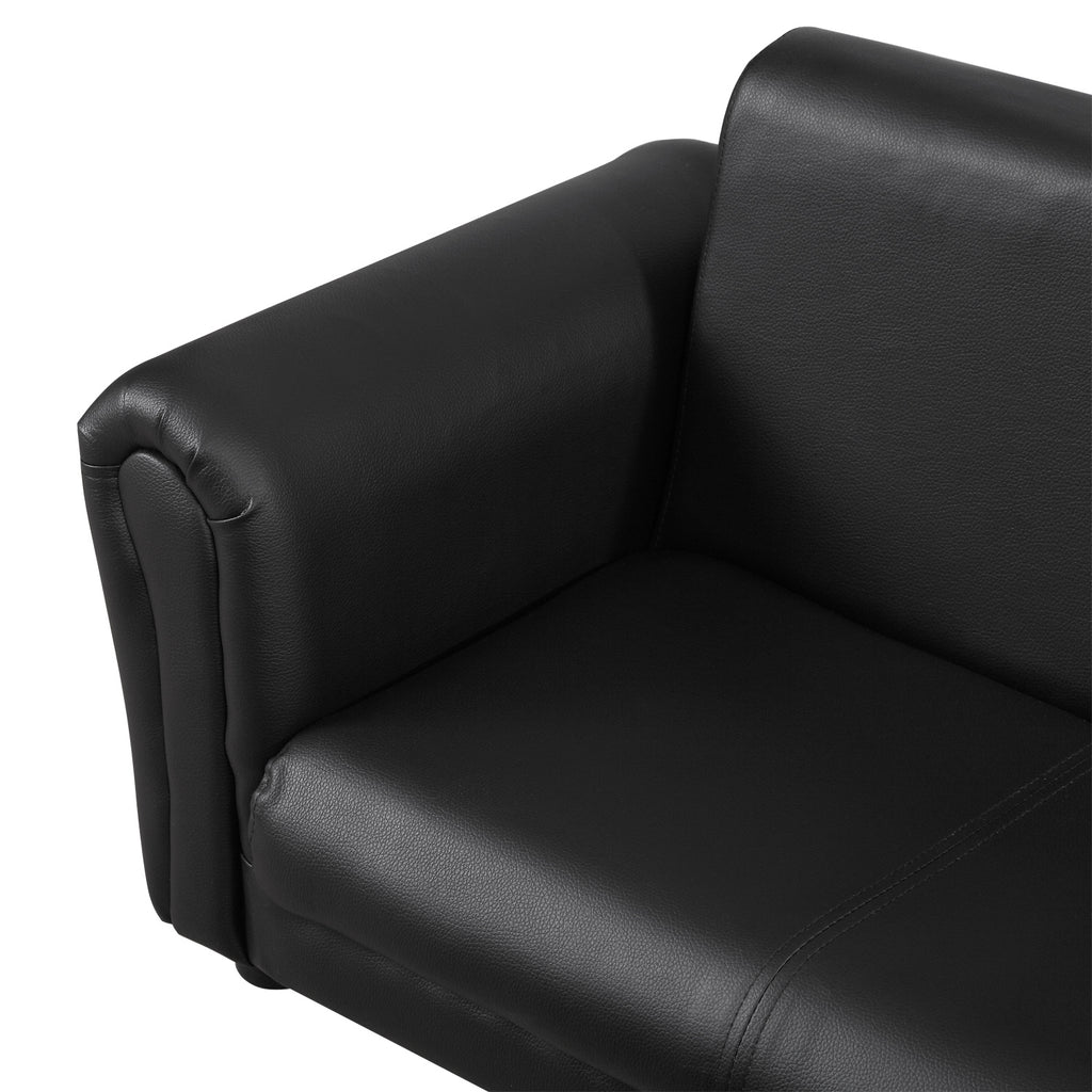 Kids Sofa Set, 2 Seater Children Armchair Furniture with Footrest