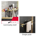 Toilet Towel Rack Net Red Space Aluminum Bath Free Punching