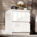 High Gloss Chest of Drawers Bedside Cabinet Tall Wide Storage Bedroom Furniture