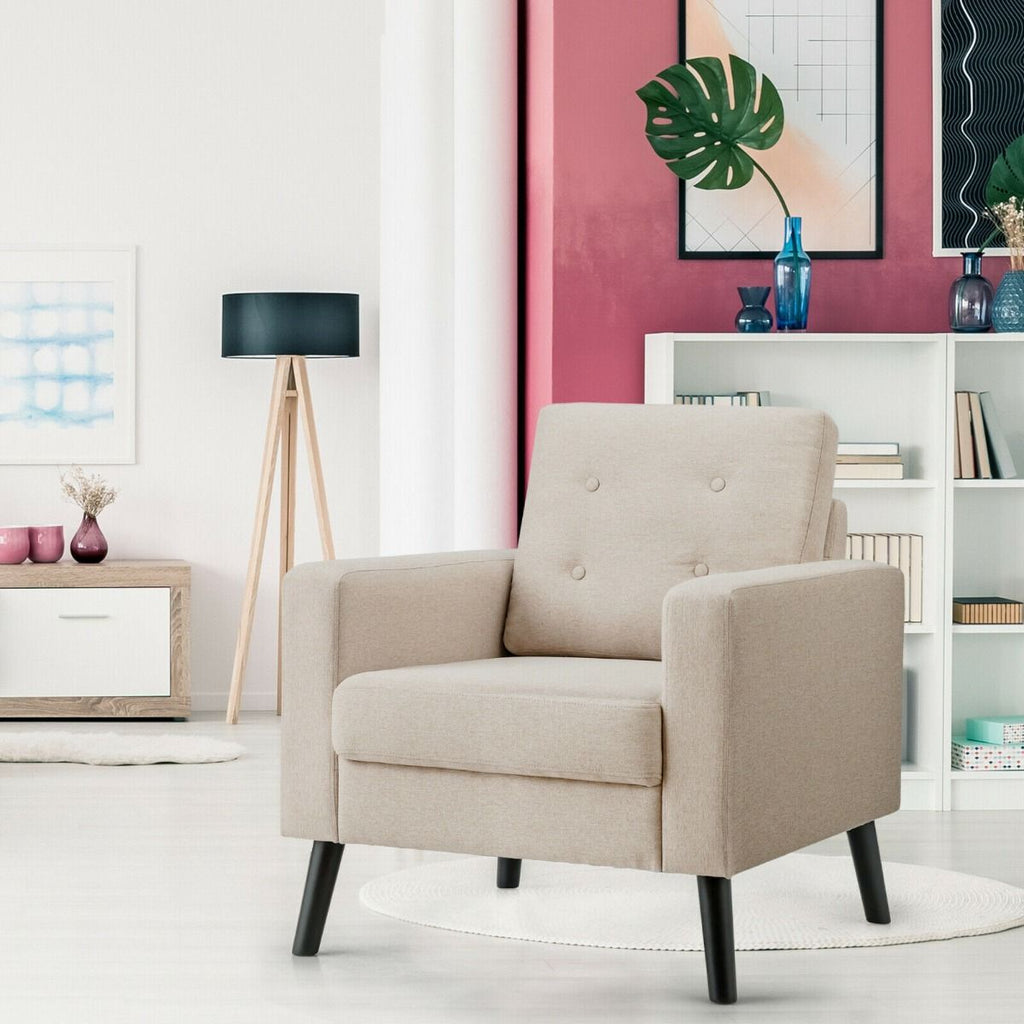 Modern Upholstered Accent Sofa Chair for Living Room