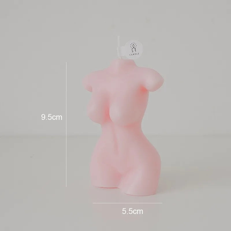 INS Style Woman Body Shape Scented Candles for Interior Net Red Photo Props Home Decorative Candles Figured Body Candles Woman