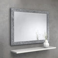 Frechette Engineered Wood Flat Wall Mirror