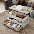 Lift Top Coffee Table Farmhouse Accent Table with Storage
